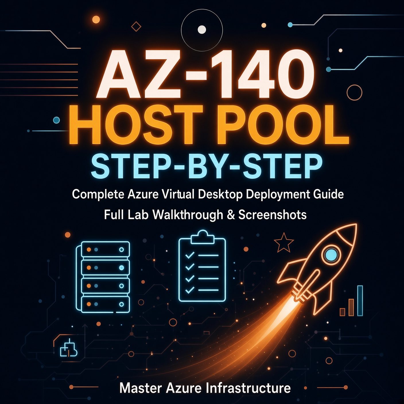 AZ-140 host pool deployment lab