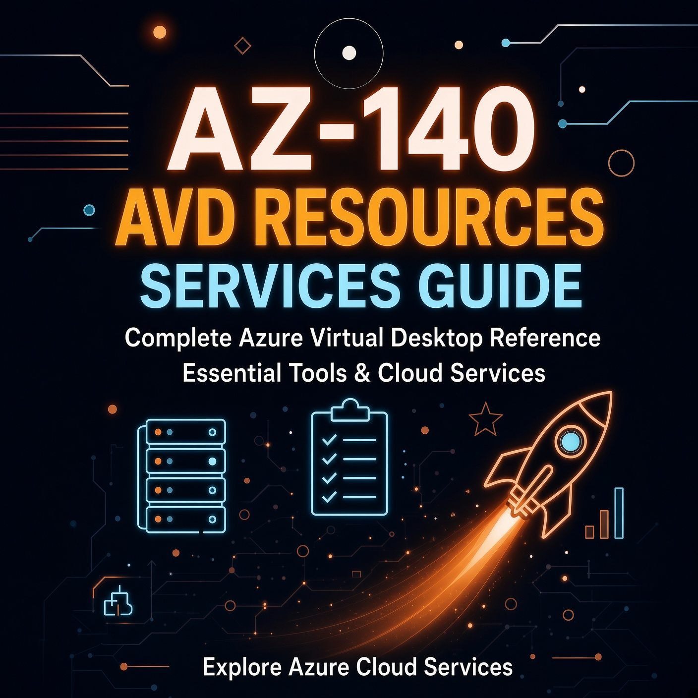 AZ-140 AVD resources and services
