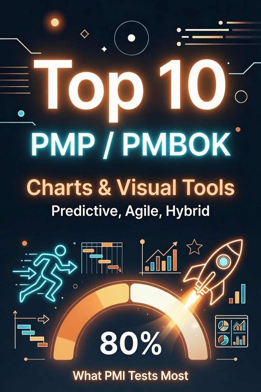 PMP visual tools and charts flashcard study set